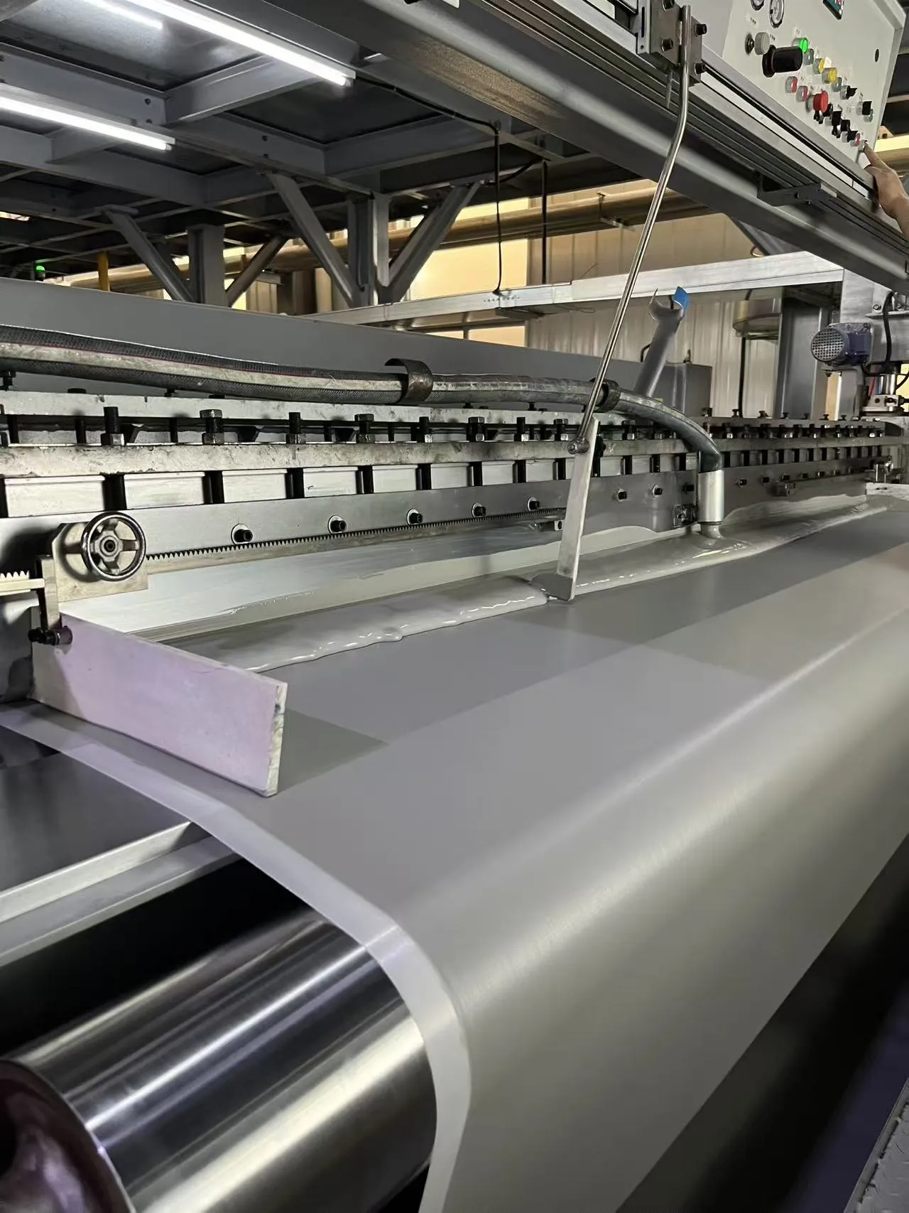 pvc tarpaulin production line